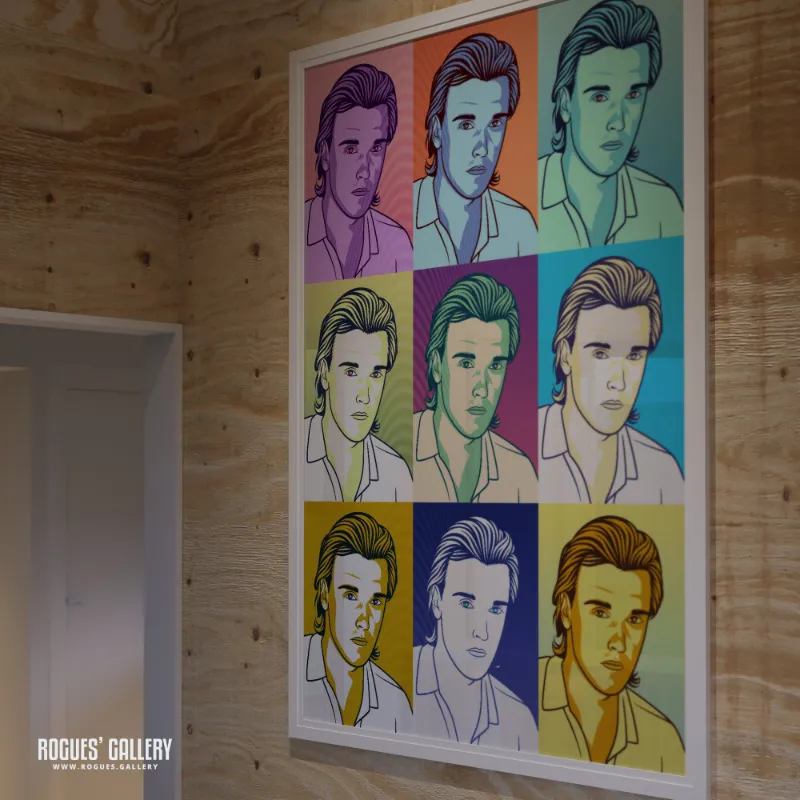 Rogues Gallery 80s Retro Project Glenn Gregory Heaven 17 Icon Print Andy Warhol style
