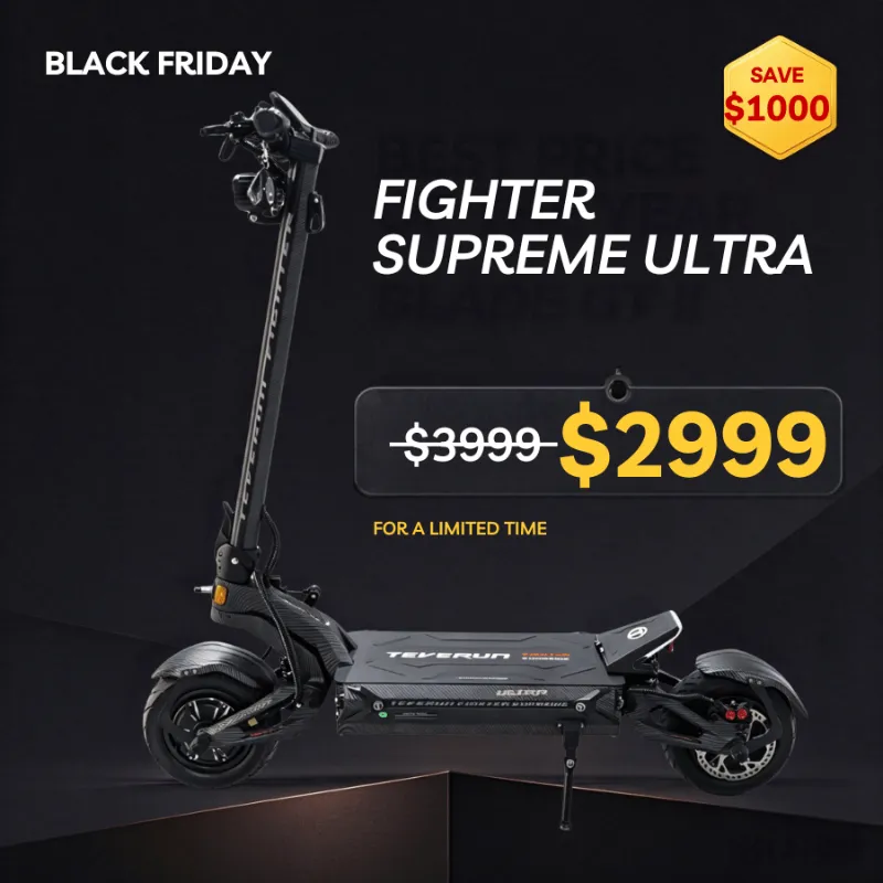 TEVERUN USA 2026 FIGHTER SUPREME ULTRA electric scooter product photo