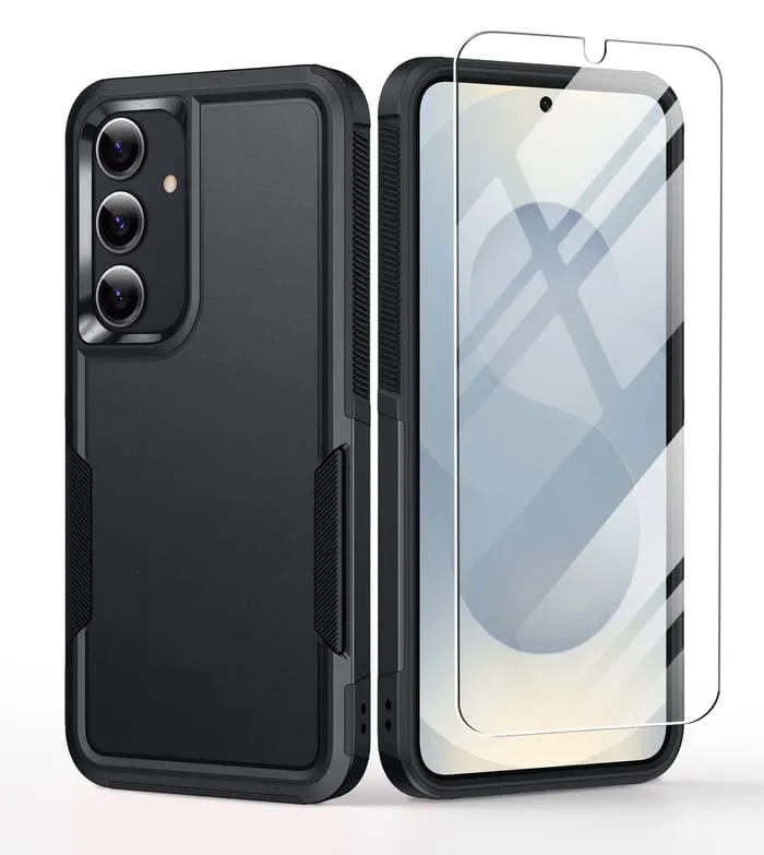 FNTCASE OFFICIAL Samsung Galaxy S25+/S24+ dual layer protective case with anti-slip texture