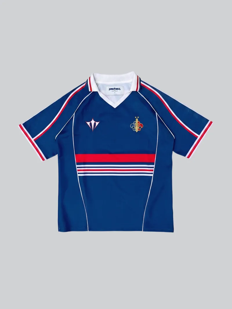 ARNTREAL France Jersey in blue, white, and red with embroidered crest