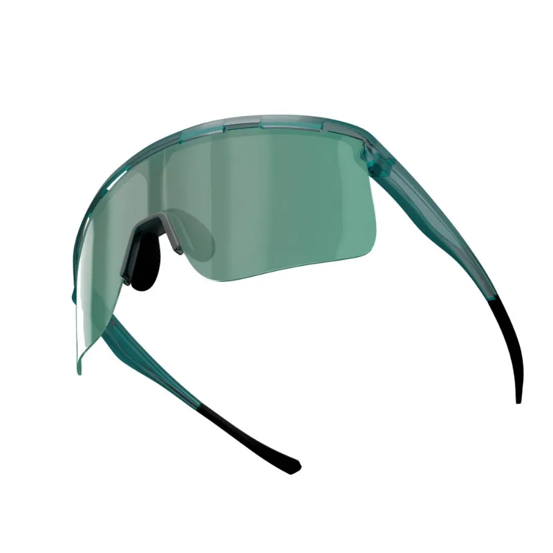SLYCE Sport Captiva Large Emerald Green Pickleball Sunglasses with wrap coverage