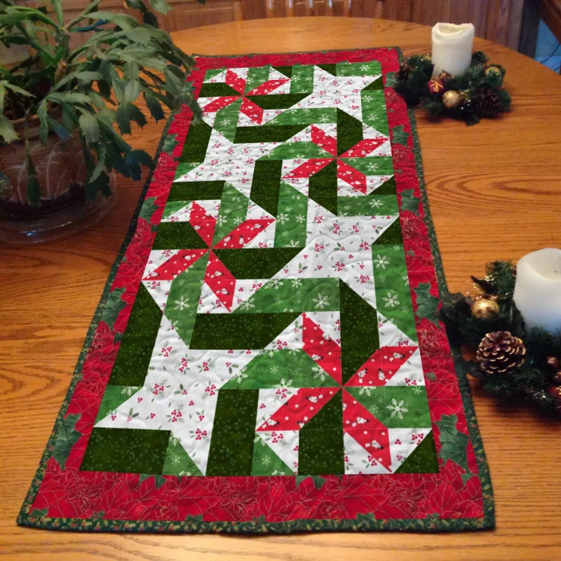 Boho Blanket Feathered Friends Quilt Pattern, a tree-ring quilt at lap size