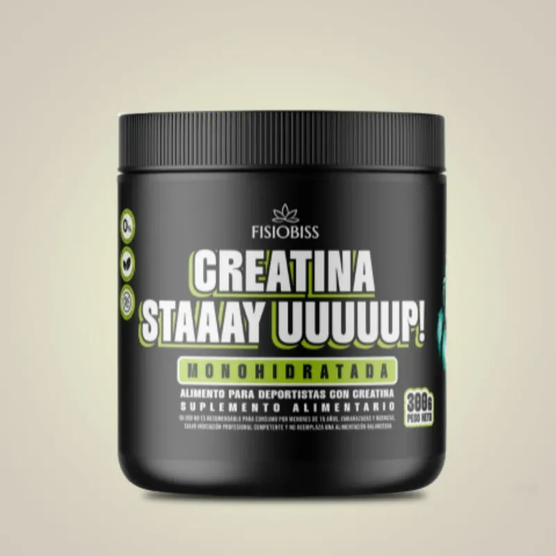 Fisiobiss Stay Up creatine monohydrate powder for strength training and muscle gain