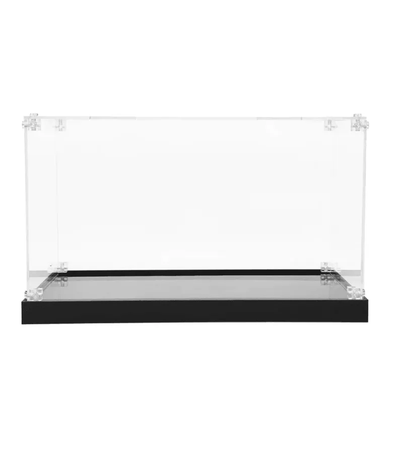 ICUANUTY Display Case for LEGO Creator NASA Space Shuttle 10283, clear acrylic case with silver frame