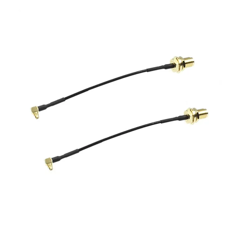 QWinOut MMCX to SMA RP-SMA antenna connector cable 10cm