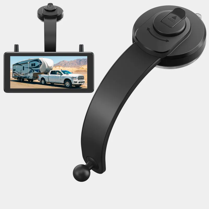 AUTO-VOX X8 suction cup mount with bendable arm for backup camera monitors
