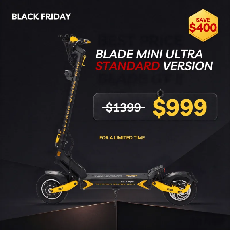 TEVERUN USA 2026 BLADE MINI LINEUP electric scooter product photo
