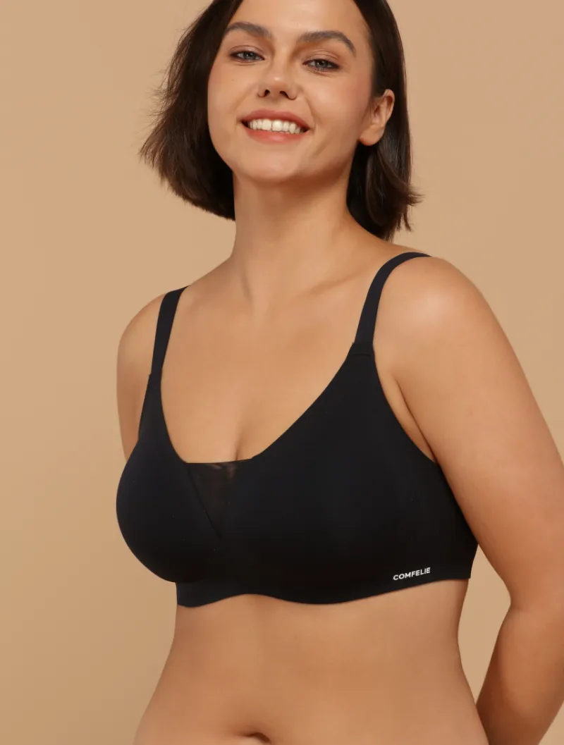 Comfelie Seamless Soft Comfortable Jelly Bra in flexible jelly fabric with smooth finish