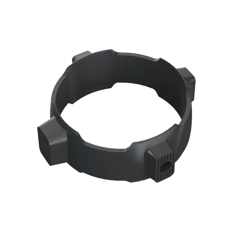 Waydoo Subnado Accessories Mounting Ring in black anodized aluminum with three attachment points