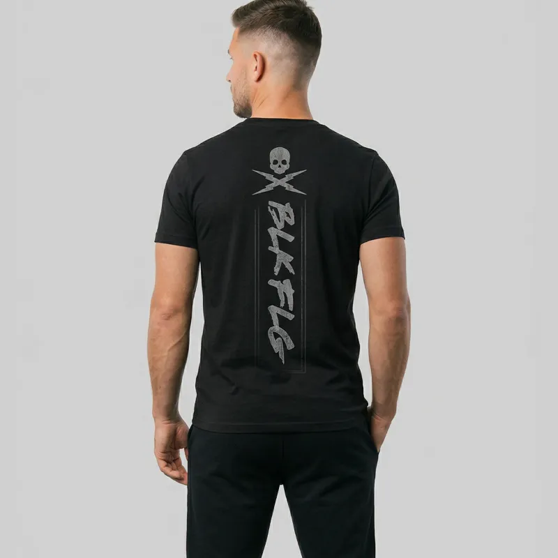 BLK FLG Stack Tee graphic t-shirt front print detail