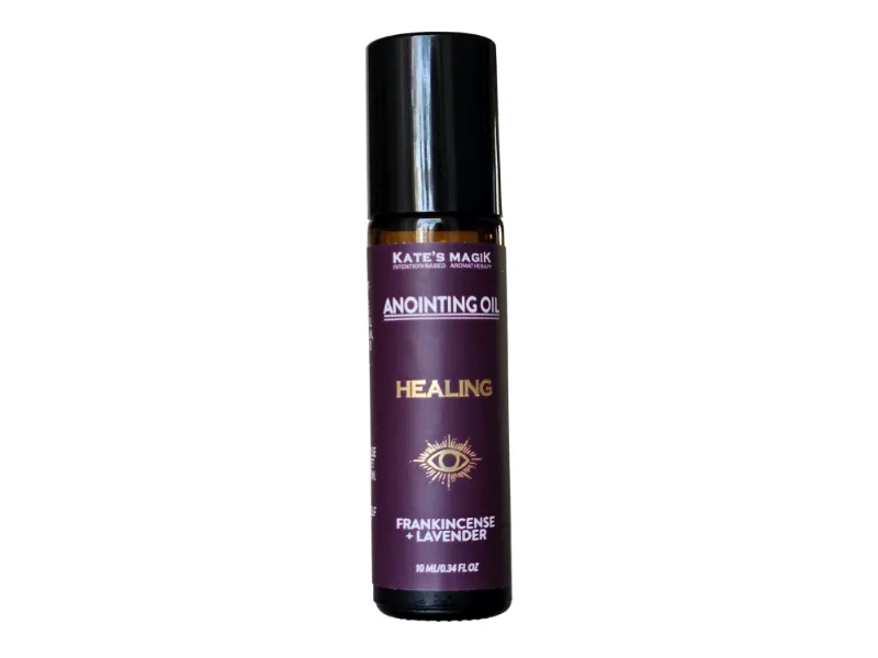 Kates Magik Healing Anointing Oil roll-on with frankincense and lavender