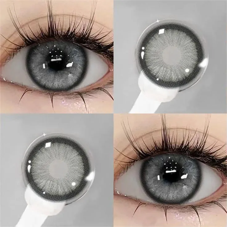 EYESFAV Dawn Gray 6 Months colored contact lenses with multi-dimensional shimmer