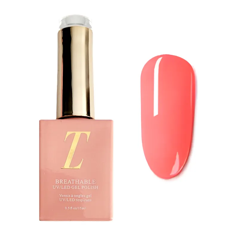 Tuesday in Love Star Girl halal gel nail polish in coral pink