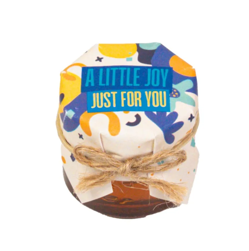 HoneySpree Just For You, mini honey jar on white background