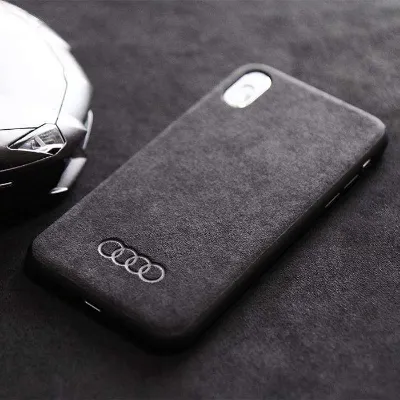 Techypop Audi Alcantara Protective Designer iPhone Case with premium alcantara luxury material