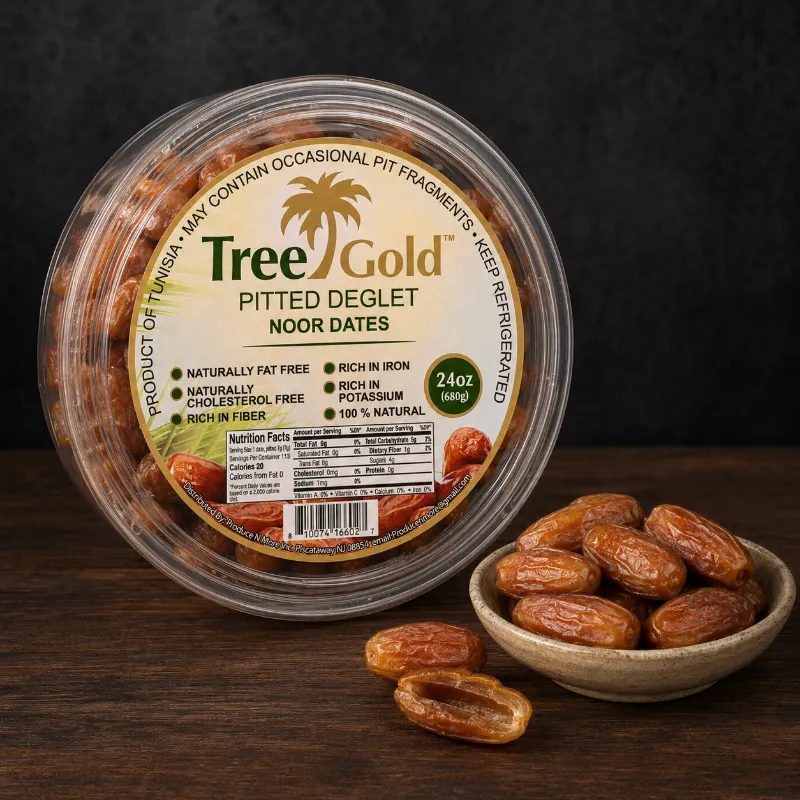 Halal World Depot Pitted Deglet Noor Dates in 24oz resealable bag