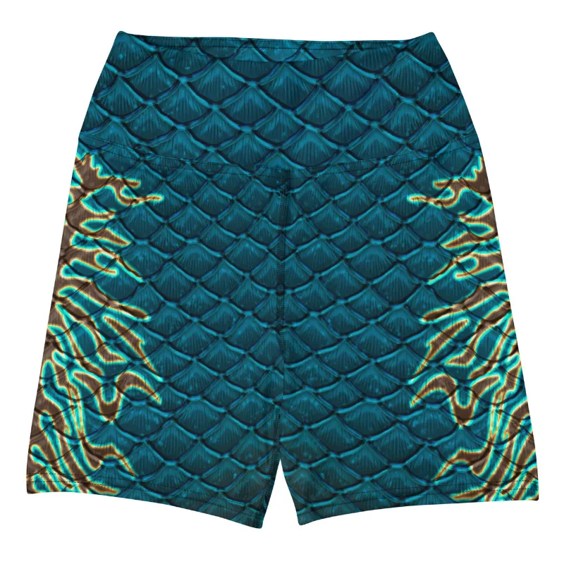 Sereia Guardiã Astrid Yoga Shorts with high waistband