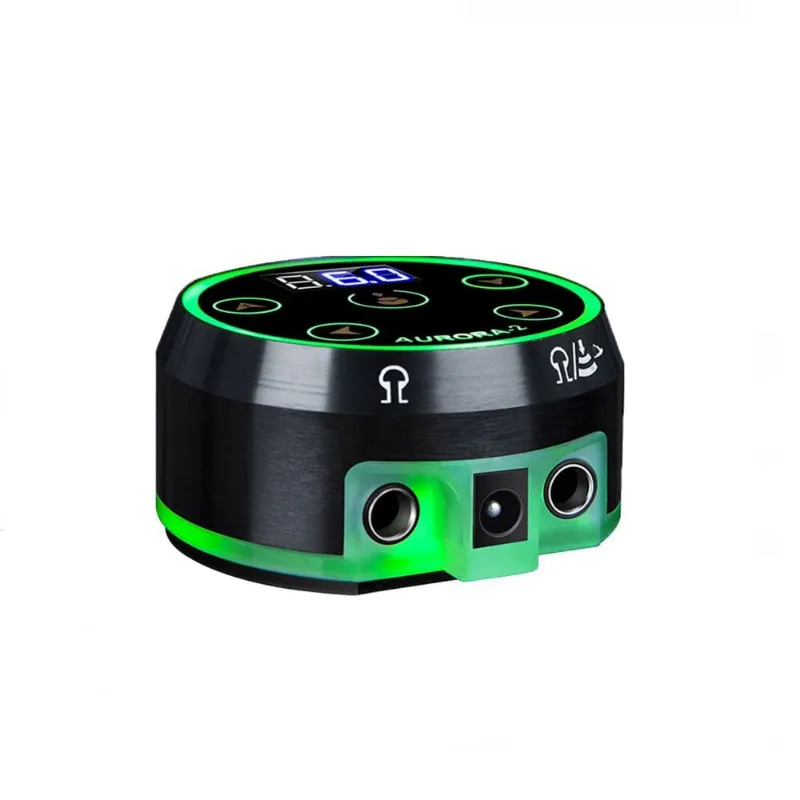 Ambition Tattoo Aurora 2 Tattoo Power Supply compact LCD unit with rotary control knob