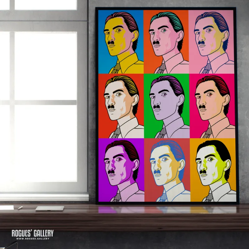 Rogues Gallery 80s Retro Project: Ron Mael Sparks pop art print