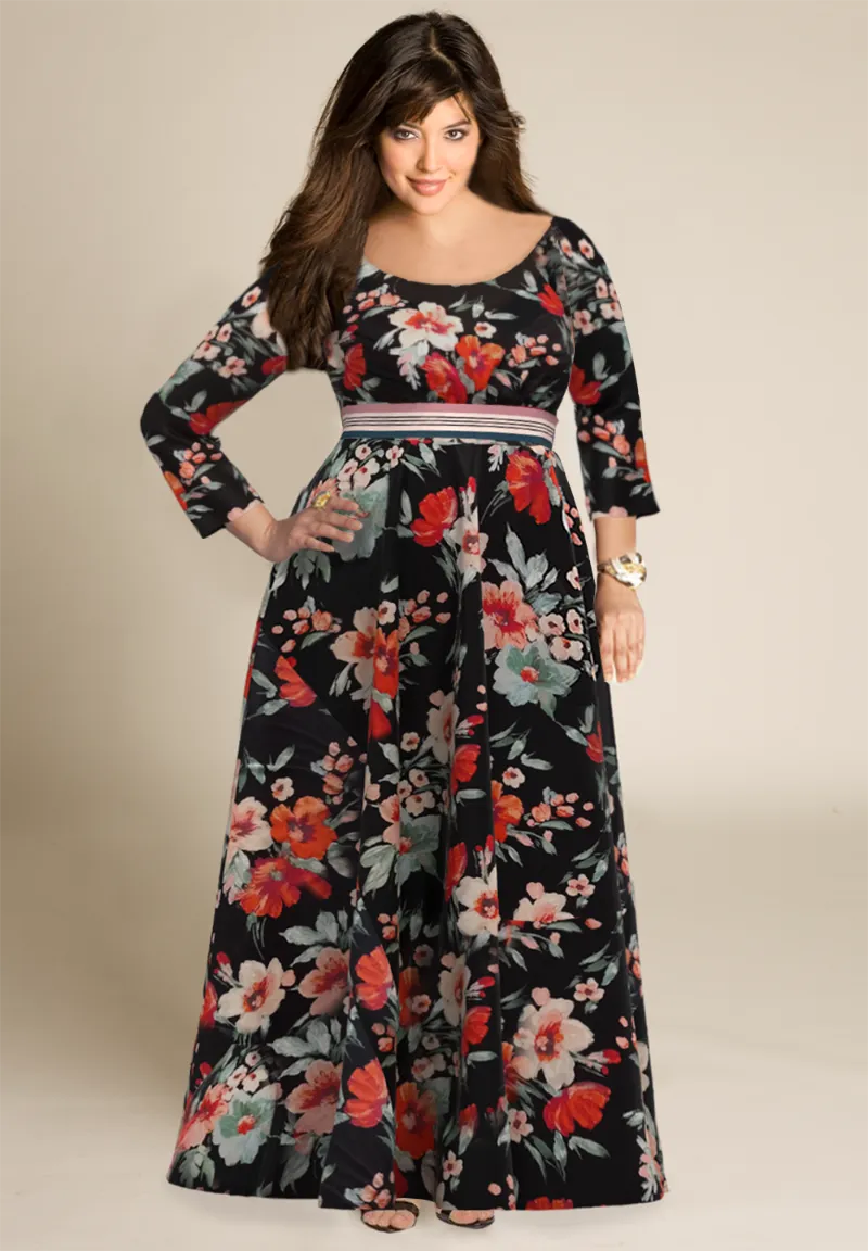 IGIGI Iryna Plus Size Dress (Made To Order), flowy made to measure plus size dress