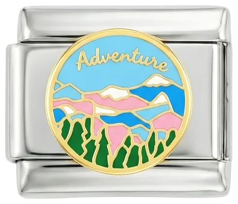 Charms Official Adventure in the Mountains on Silver charm