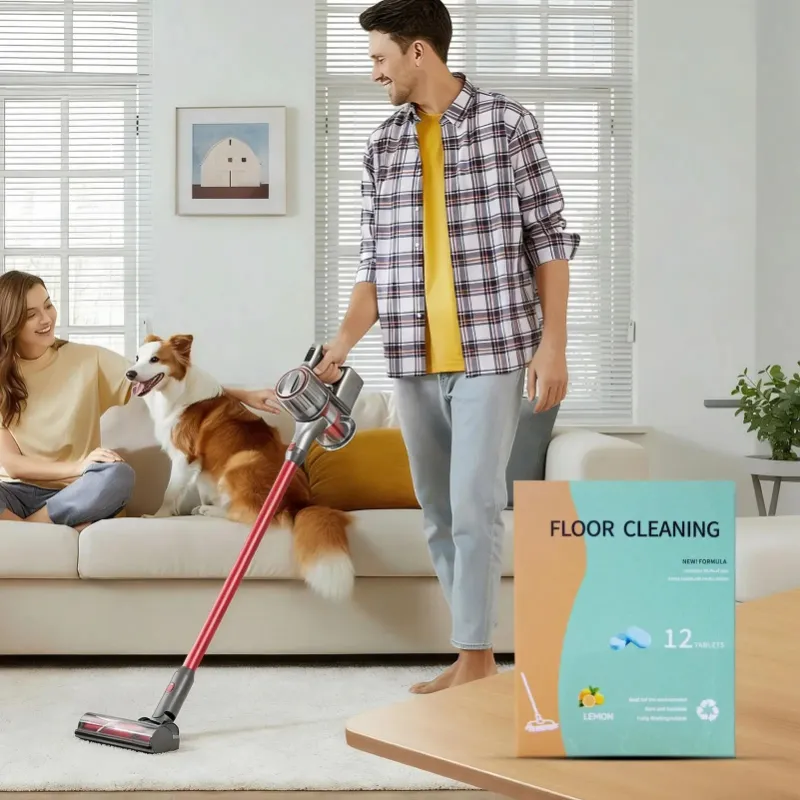 Kicklo 12 Pcs Advanced Floor Cleaning Tablet pack with fast-dissolving formula