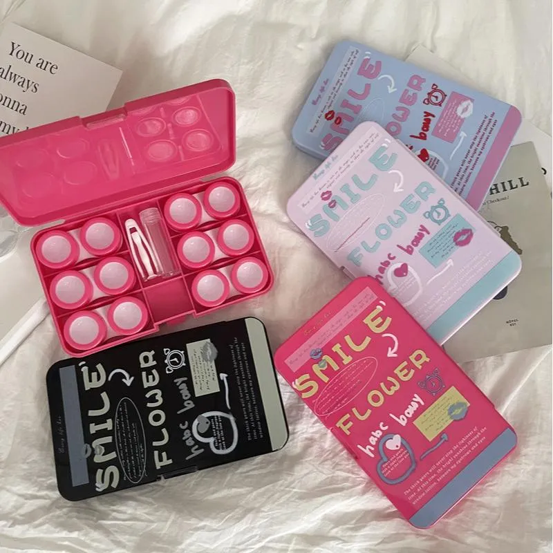 EYESFAV Doodle Pop 6-in-1 Lens Case transparent organizer with multiple compartments