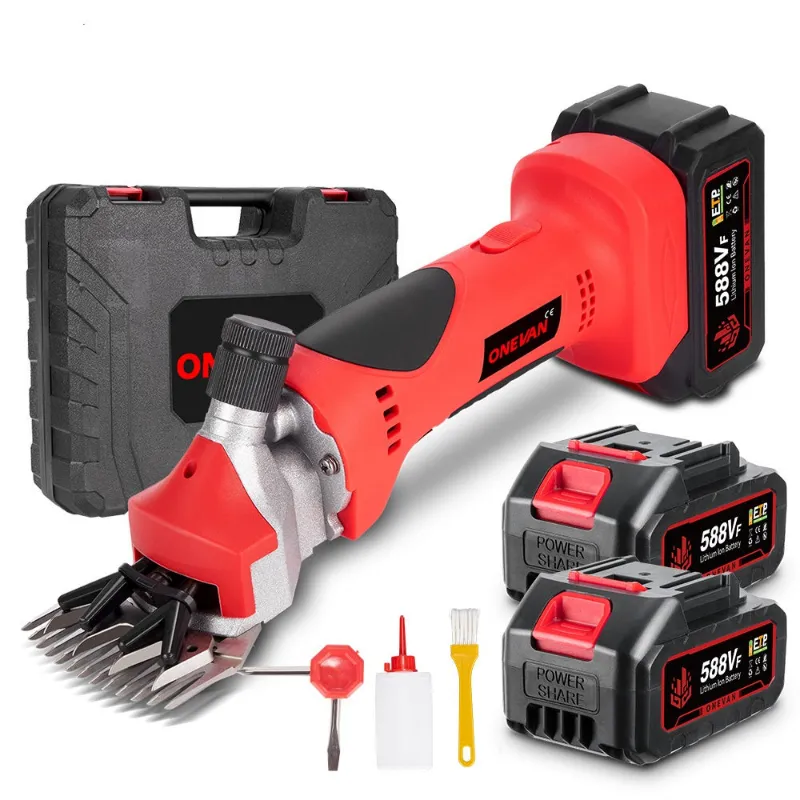 NewBeny 550W Cordless Electric Sheep Shears, farm clipping tool with ergonomic handle