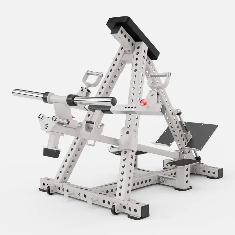 GMWD Fitness Ascent SR10 Chest-Supported T-Bar Row Machine with padded chest support and rotating handles