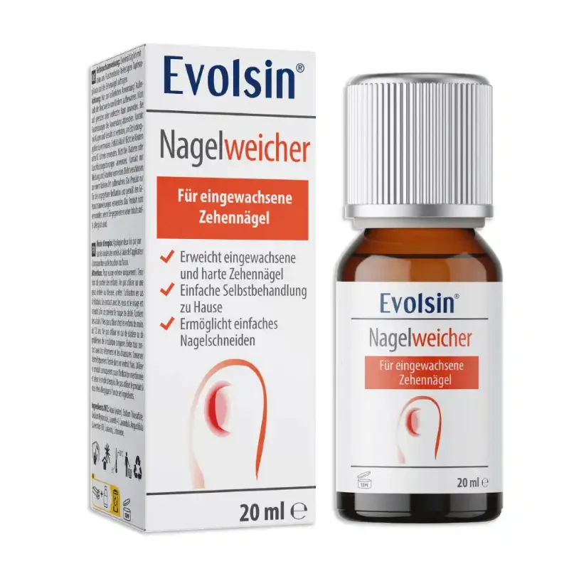 Evolsin Medical Nagelweicher nail softening solution for thick and ingrown nails