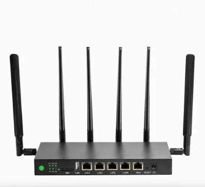 SwiftNetllc 5G Diamond device-only router with power adapter and pre-installed multi-carrier virtual SIM