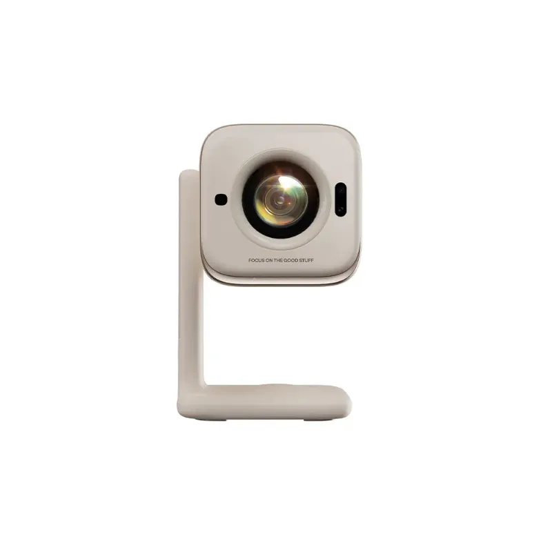 Aurzen BOOM air Google TV smart projector showing its compact design and built-in streaming interface