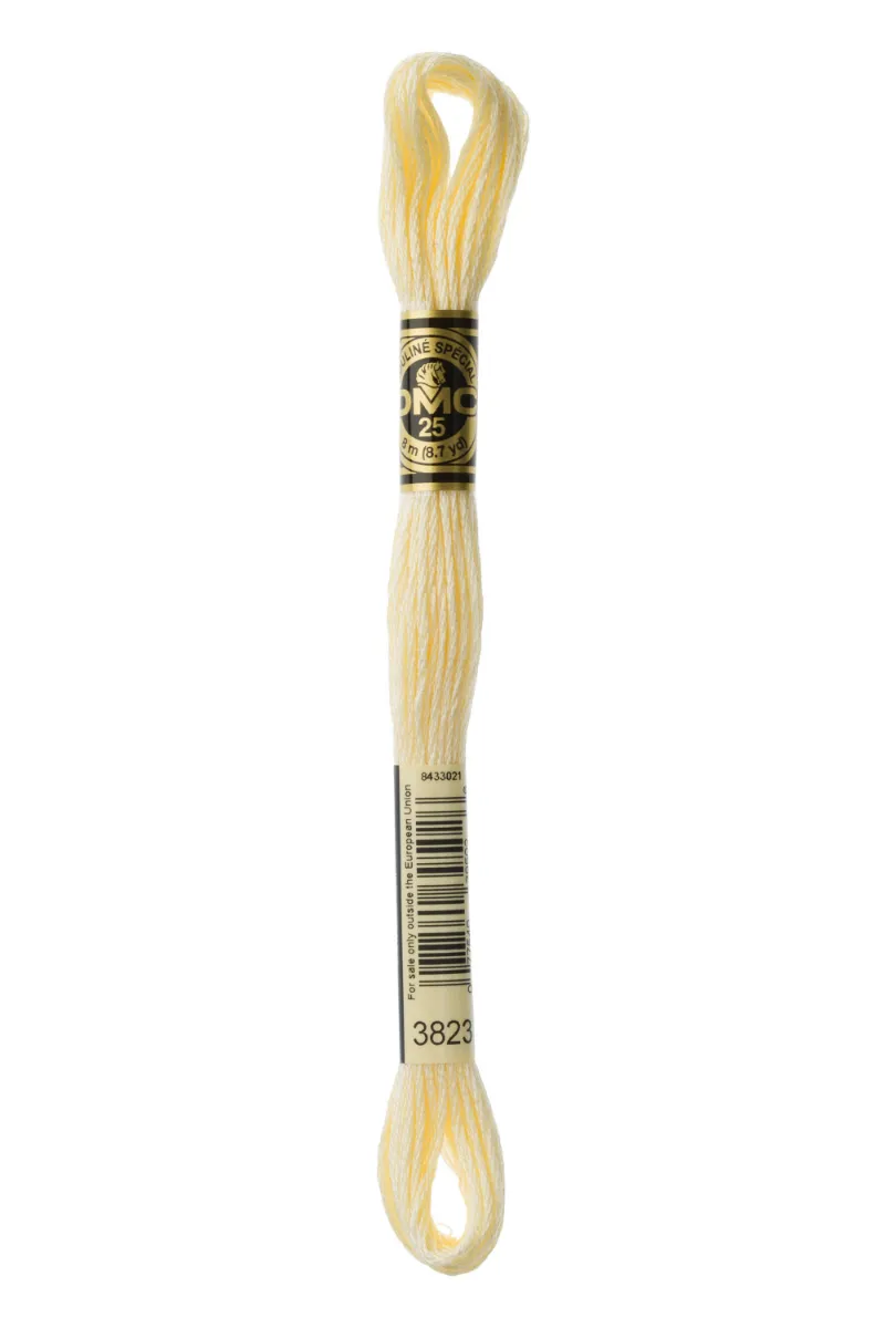 LETISTITCH DMC Mouliné Spécial 117MC-E_3823 embroidery thread in Moonshine