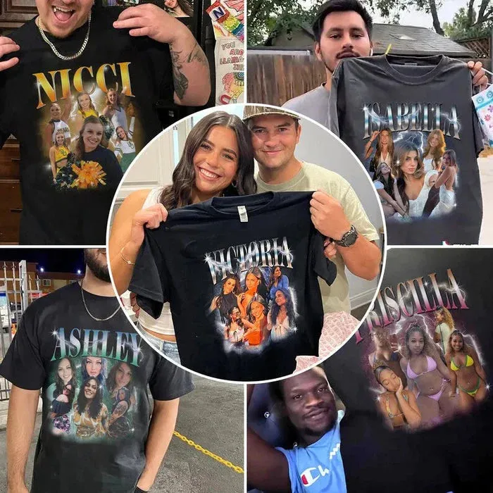 FabuLove Custom FabuLove Tee with vintage bootleg style photo print