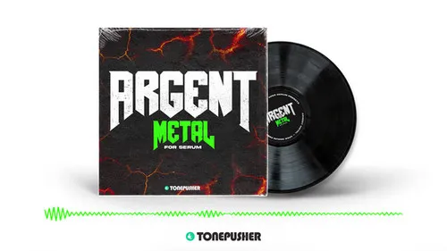 Tonepusher Argent Metal, 50 Xfer Serum presets inspired by the DOOM game series sound.