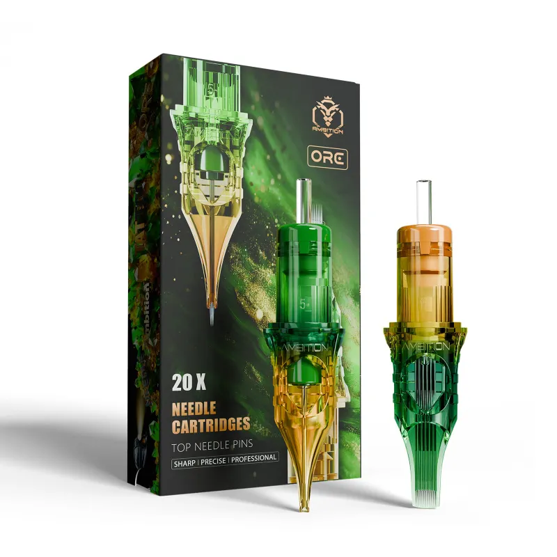 Ambition Tattoo ORE Tattoo Cartridge needles Round Magnum with anti-leak membrane