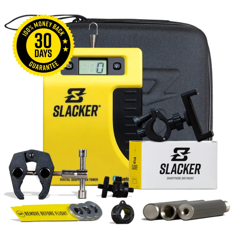 Slacker MTB Pro suspension kit with carrying case and virtual fender mount
