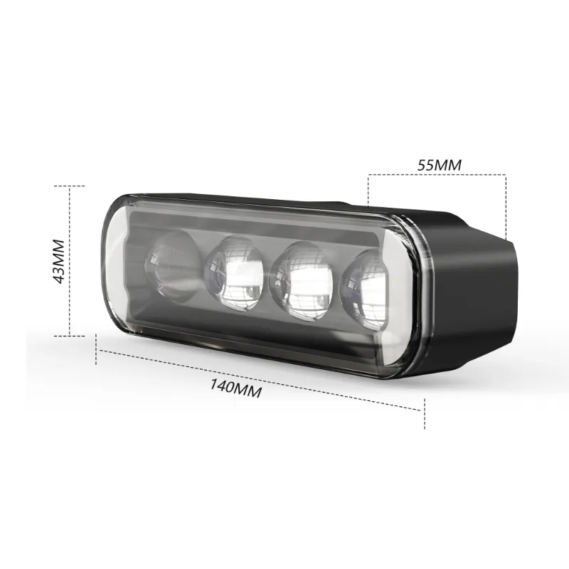 HiKeep Electric Bike Headlight showing mounted lighting unit