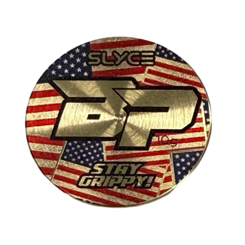 SLYCE Sport Special Edition Bodhi Patriot SpeedCoins paddle handle weights in brass with patriot design