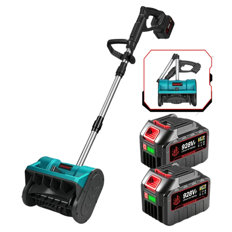 NewBeny Cordless Snow Shovel 30cm wide handheld with batteries