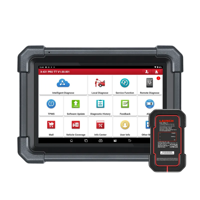 LAUNCH X431 PRO TT bidirectional scan tool with DBSCar VII connector
