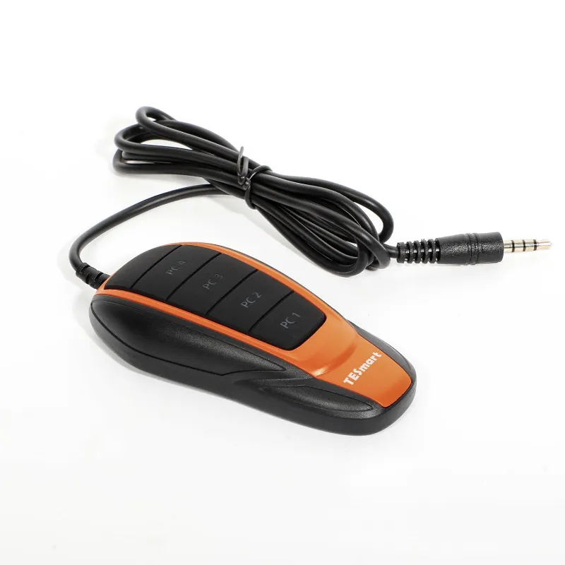 TESmart Remote Switch Button with LED indicators and 1-meter cable for KVM switches