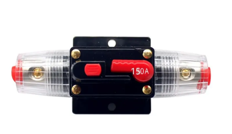 WattCycle 48V 150A Battery Circuit Breaker compact design for 48-volt system overload protection