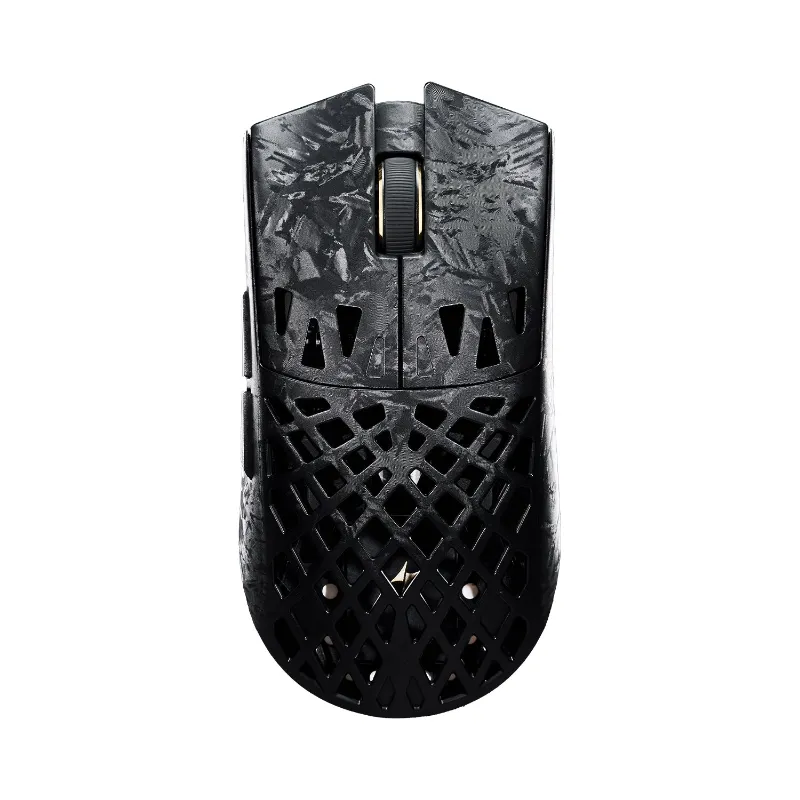 ATK Gaming Gear Blazing Sky Ghost Hollow Carbon Fiber Composite Wireless Gaming Mouse with cutout design