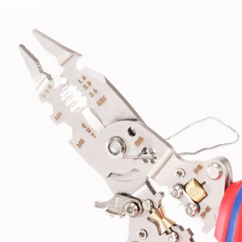 Kicklo 13-in-1 Foldable Multifunction Electrician Pliers with hardened steel construction