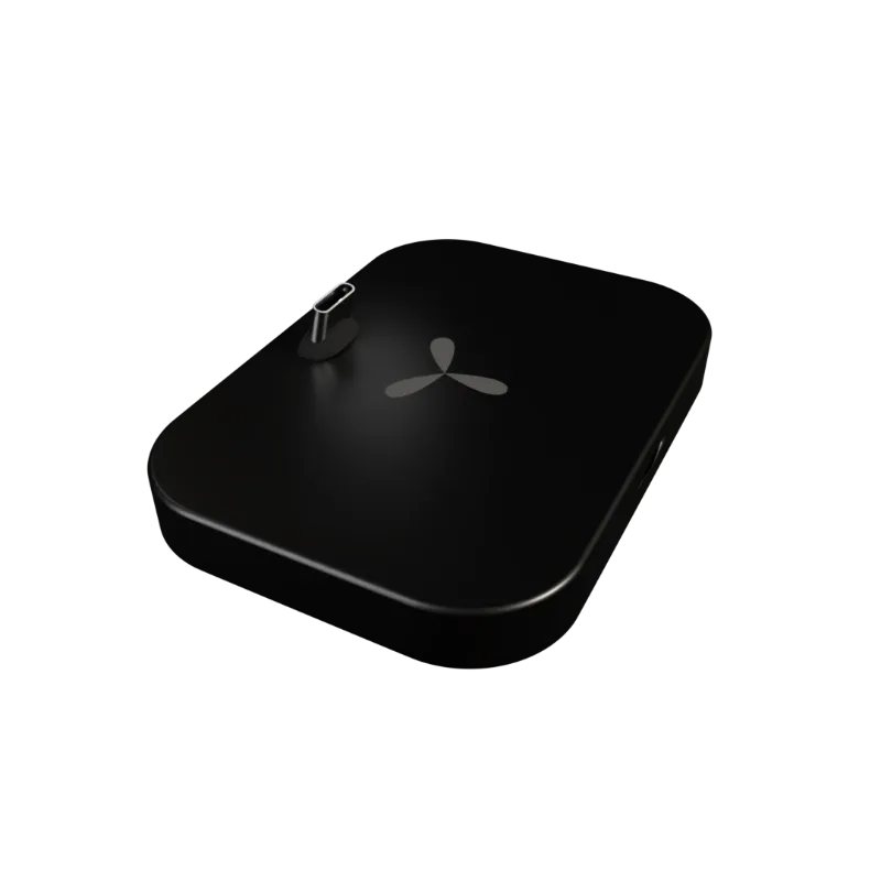 Airvape USB-C Charging Dock holding an Airvape X Royal device