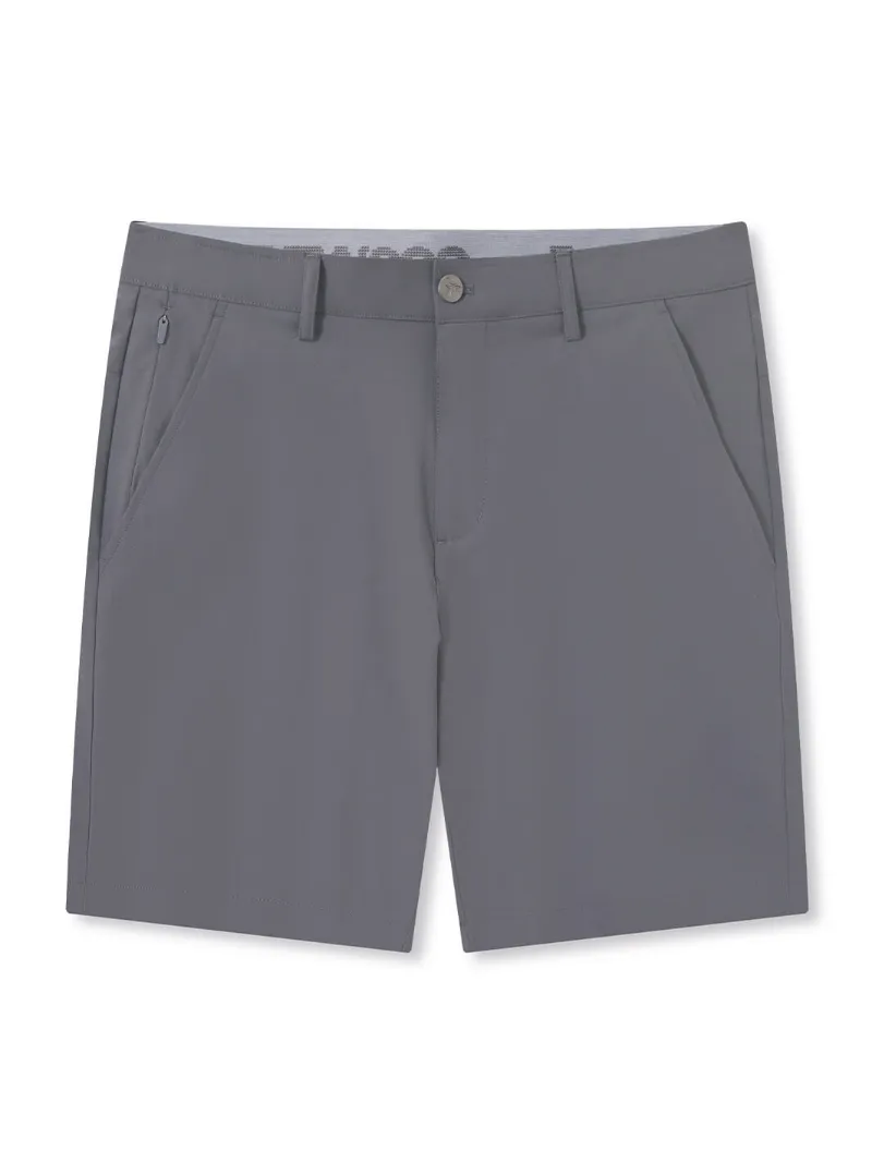 DTWOOO Water Resistant Short in Dark Gray, 7.5 inch inseam performance golf shorts