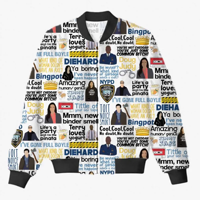 The Banyan Tee US AOP Bomber Jacket - Noice & Toit, all-over printed design on soft fleece bomber.