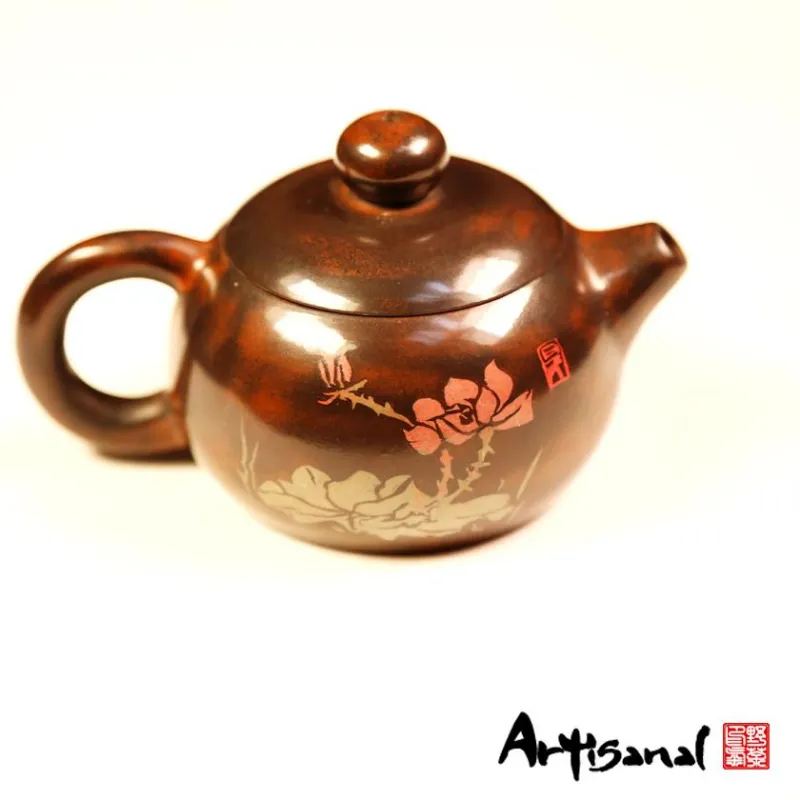 Wild Tea Qi Mini Cooper tiny Jian Shui purple clay teapot