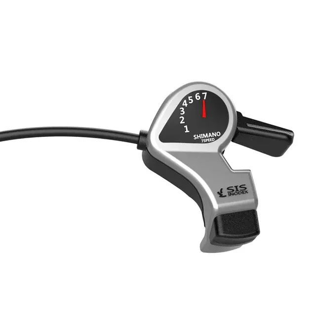 EKXBike Electric Bike Shift Lever, a metal gear shifter close up